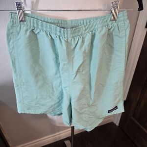 Patagonia Light Blue Athletic Shorts